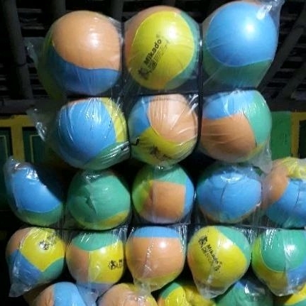 Bola Voli Bola Plastik Lapis Spons (6 pcs)