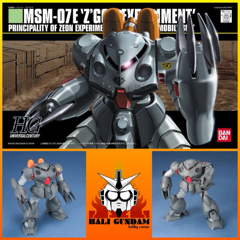 HG 1/144 MSM-07E ZGOK EXPERIMENT Bali Gundam Hobby Corner Bandai Original