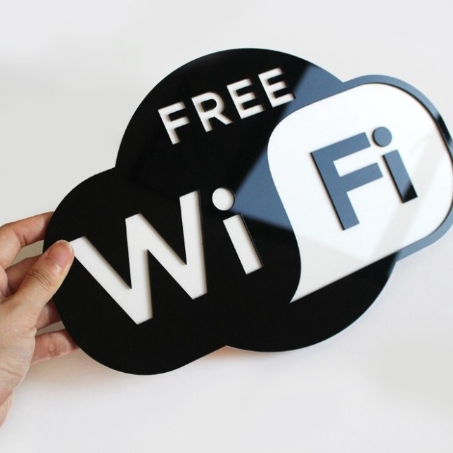 

Stock Banyak Sign In Wifi Acrylik TIMBUL STIKER CUTING 3D TIMBUL 2x1 Elegan