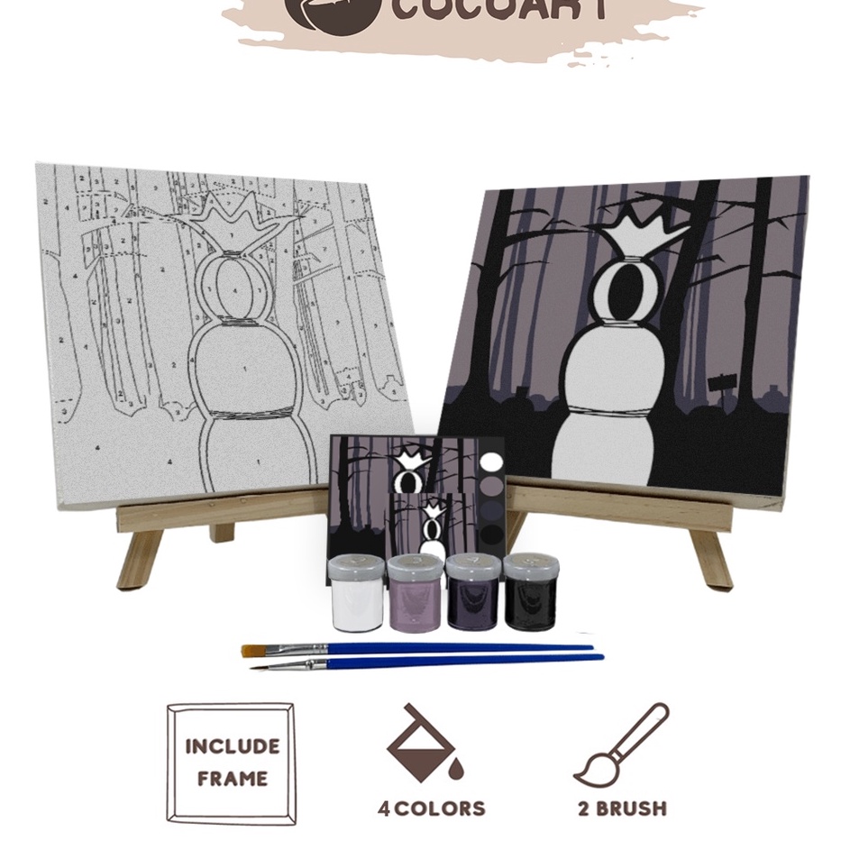 

Paint By Number Kit Pocong Cocoart I Kanvas 2 x 2 cm