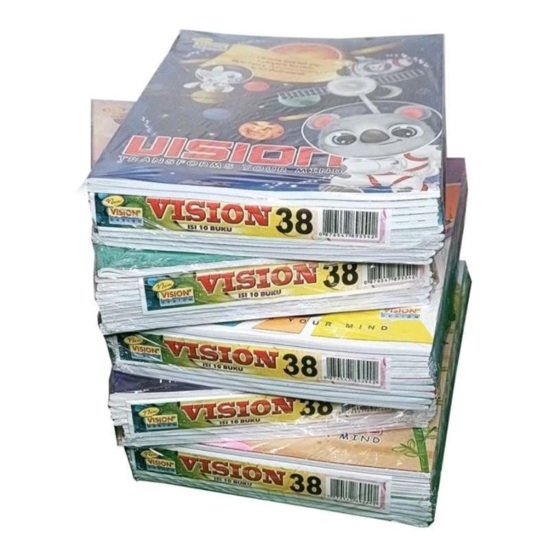

BUKU TULIS VISION 38 lembar (1 pack)