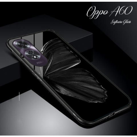Softcase Glass [SC242] For Oppo A60 - Softcase Glass Oppo A60 - Kesing Hp Oppo A60 Terbaru 2024 - Ca