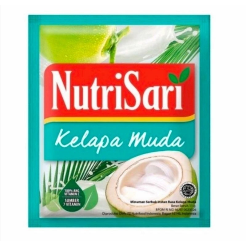 

NUTRISARI Kelapa Muda 11gr x 10sachet