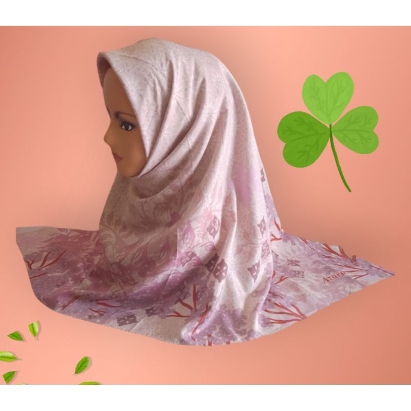 HIJAB SEGI EMPAT MOTIF AZARA / JILBAN SEGI EMPAT MOTIF AZARA / KERUDUNG SEGI EMPAT MOTIF AZARA