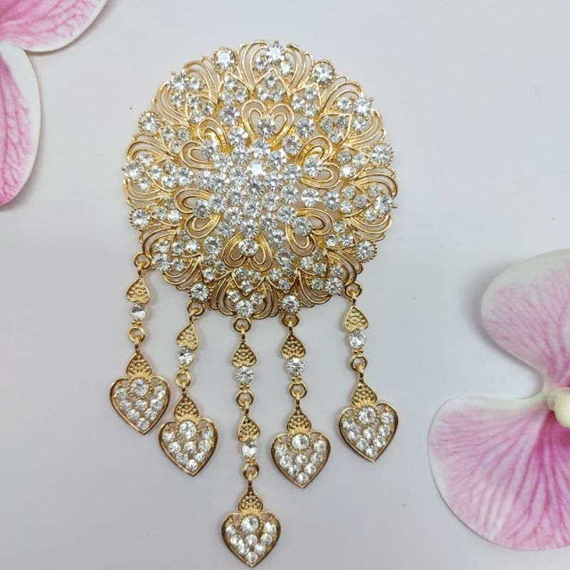 Bros kebaya hijab kutubaru / Bros kebaya kutubaru besar