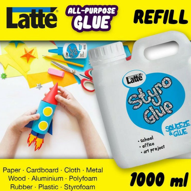 

latte styro glue 1ml lem prakarya
