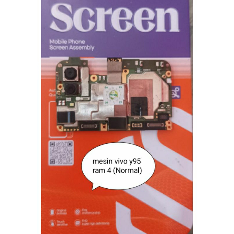 Mesin Normal Hp Vivo y95, Ram 4