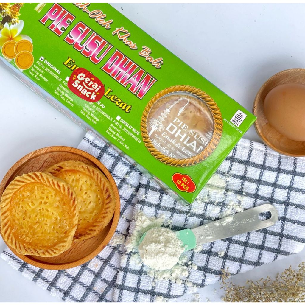 

Pie Susu Dhian 1 Box isi 10 Pcs Oleh Oleh Khas Bali