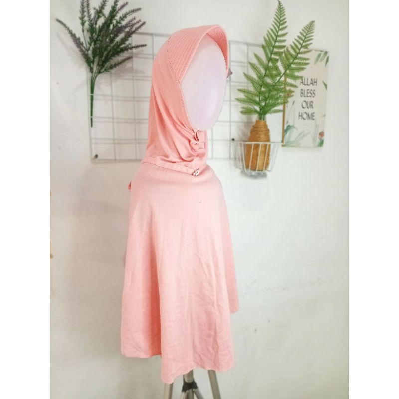 [FLASH SALE] Jilbab Rabbani Kaos Size L Preloved | Kerudung Rabbani | Jilbab Sekolah | Kerudung Seko