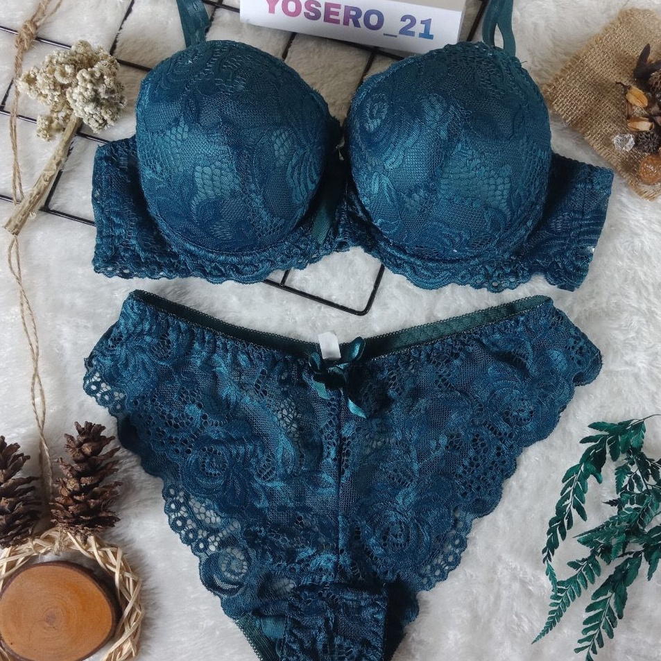 Readystock CD BRA SET bh  Bra BRUKAT Bra Set dan Celana Dalam Premium Quality BRA VIRAL DAN TELARIS