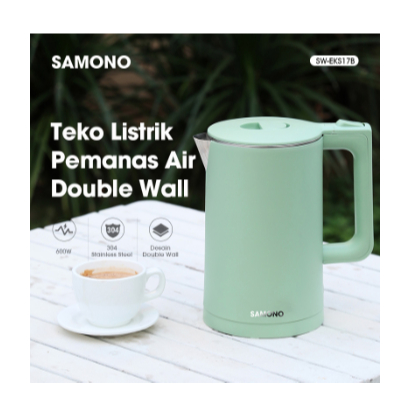 Teko listrik pemanas air SAMONO Kapasitas 2 Liter
