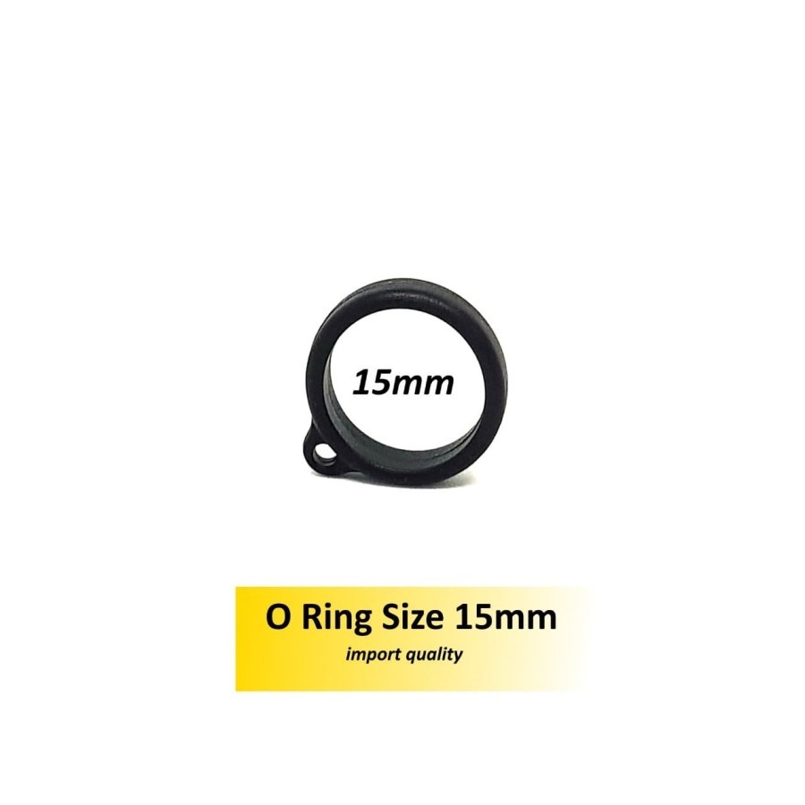 

MOLAN CANO Karet Lanyard O Ring 15mm Tebal Elastis Kuat Kualitas import
