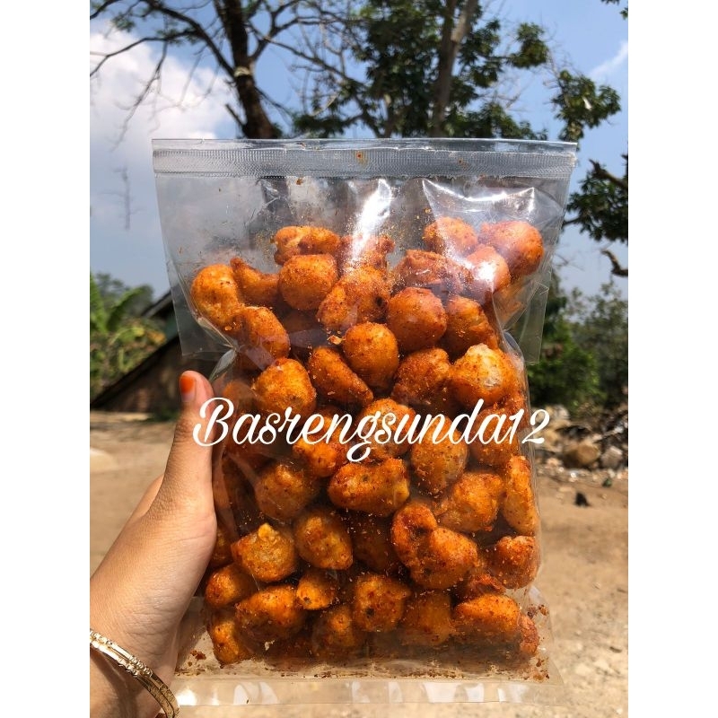 

Siomay mini kering crispy pedas daun jeruk kemasan 250gram