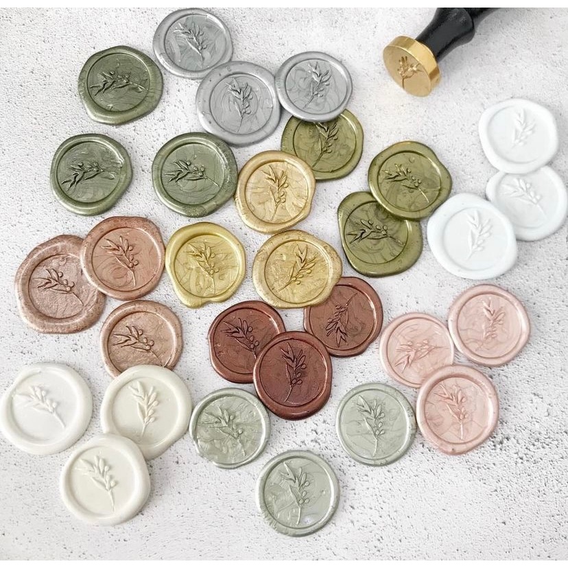 

DILL - 1 Pcs Wax Seal Sticker Undangan WAXSEALCOIN Vintage / Tanpa Minimum / 1 Pcs/ Termasuk Double tape / Lilin Wax Seal Vintage