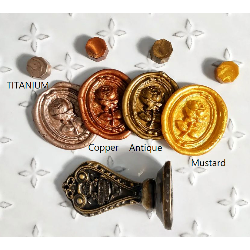 

EDELYN - 1 Pcs Wax Seal Sticker Undangan WAXSEALCOIN Vintage / Tanpa Minimum / 1 Pcs/ Termasuk Double tape / Lilin Wax Seal Vintage