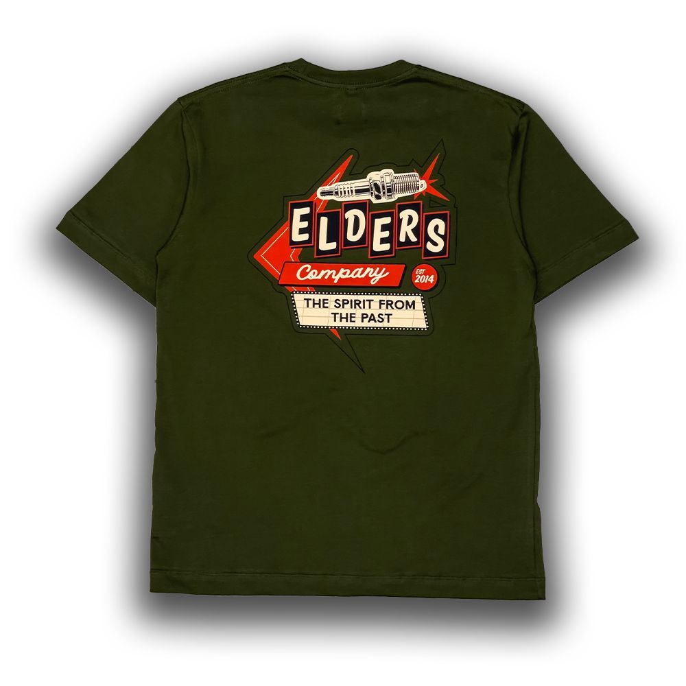 Kaos Lengan Pendek "Elders Company -Vintage Billboard ss" Green