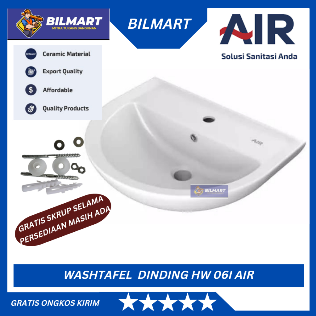 WASHTAFEL DINDING HW 06 i AIR PUTIH