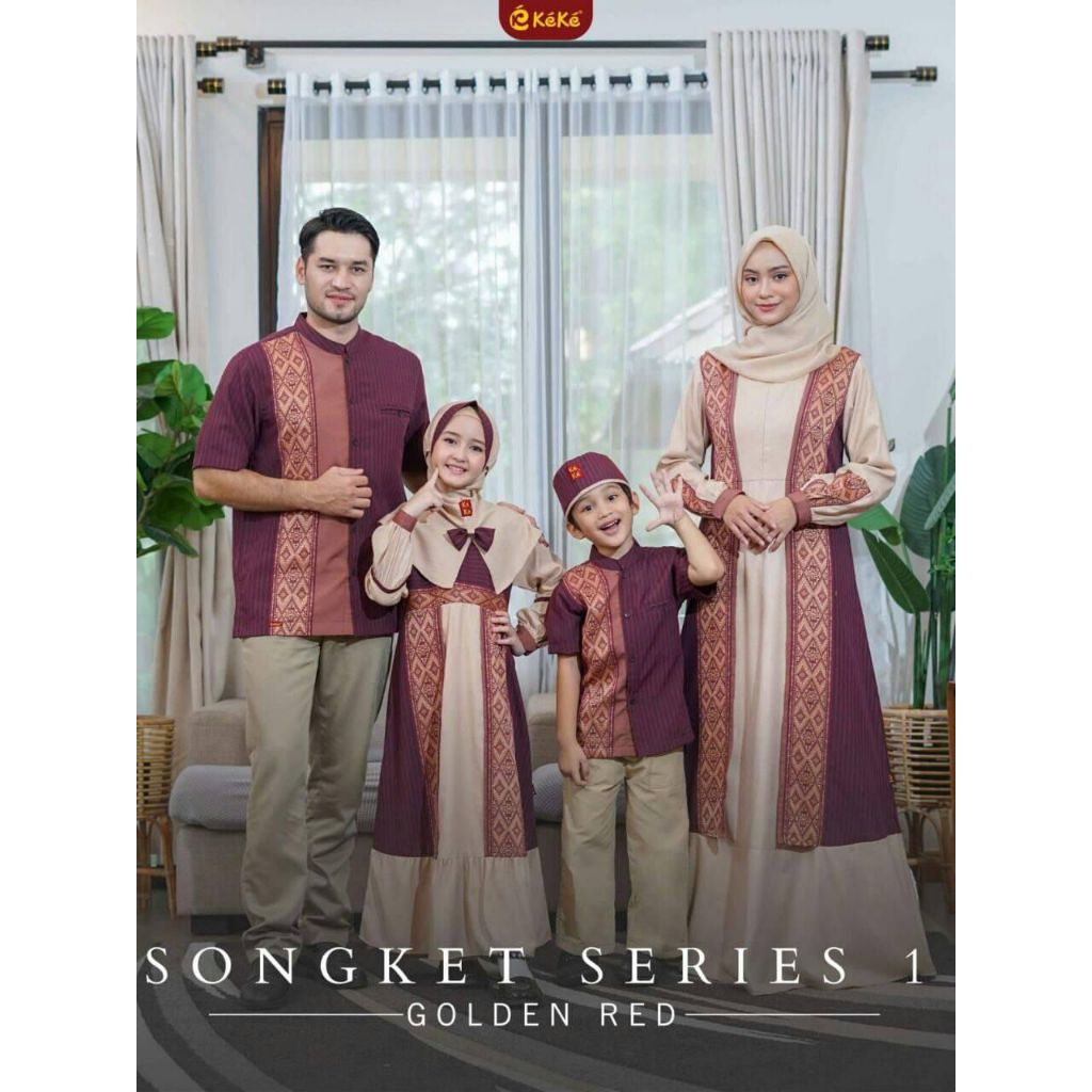 SARIMBIT KEKE TERBARU - SARIMBIT KELUARGA - COUPLE MODERN - KEKE SONGKET SERIES//