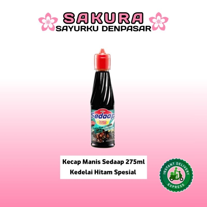 

Kecap Manis Sedaap 275ml Kedelai Hitam Spesial - SAKURA