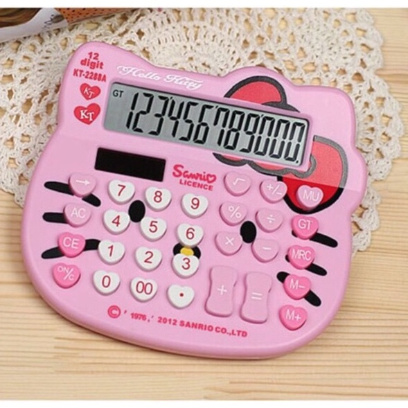 

Kalkulator Kepala Hello Kitty Pink 12 Digit KT2288