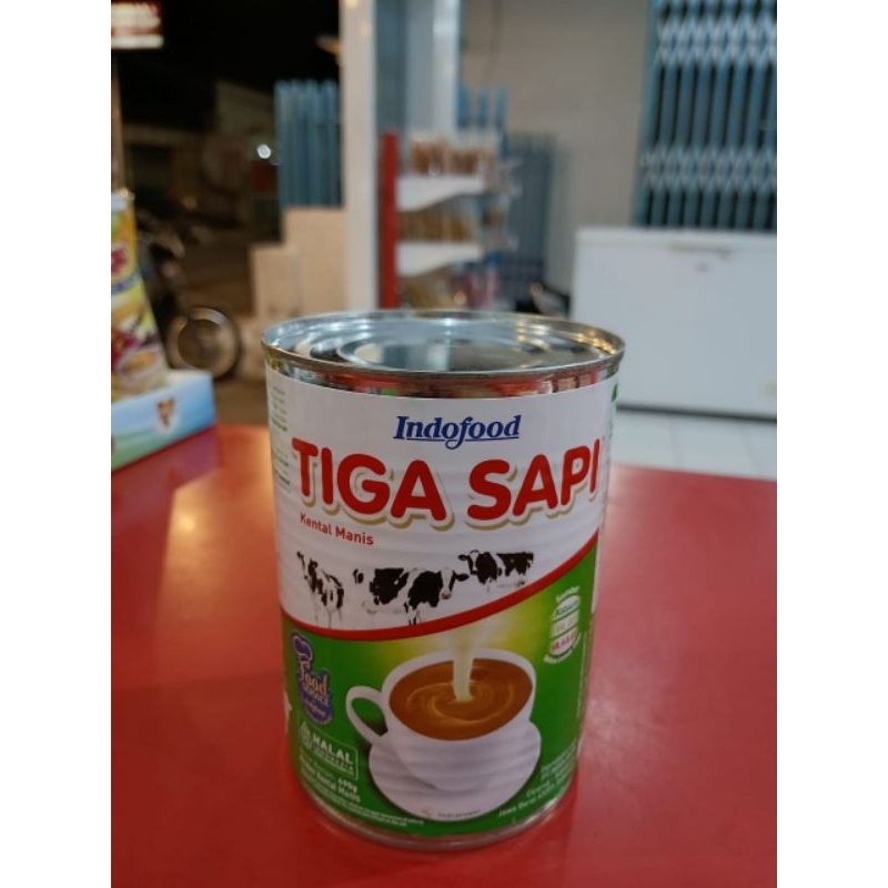 

Susu kental manis tiga sapi indofood 490 gram