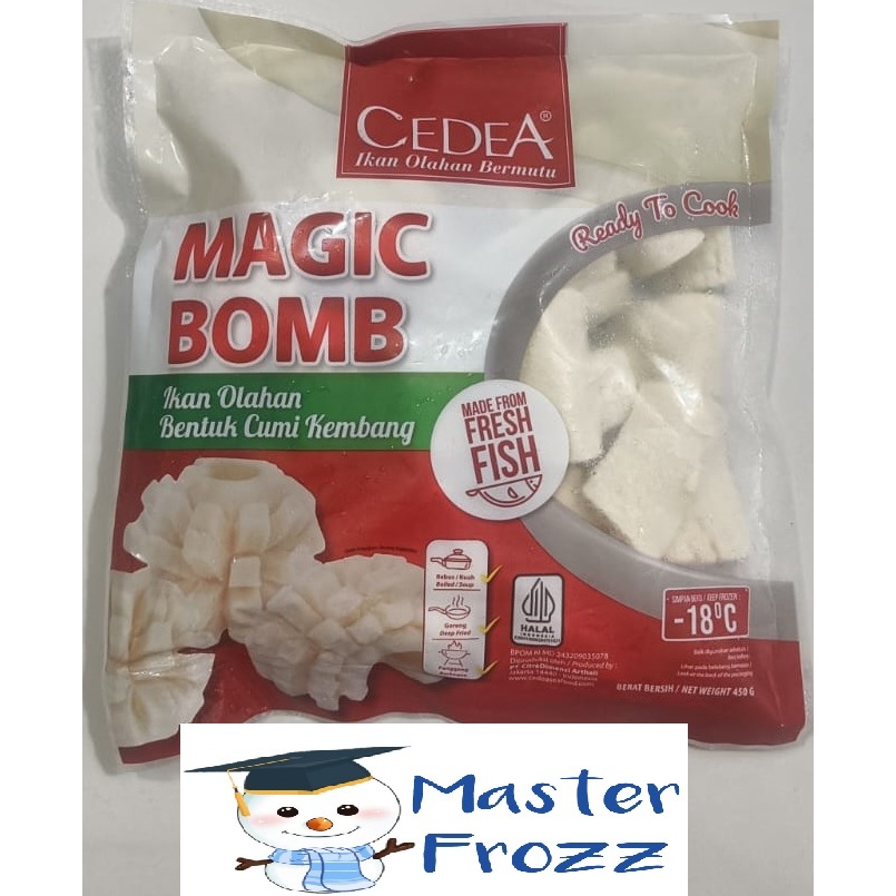 

Cedea Magic Boom Olahan Bentuk Kembang Cumi 450gr