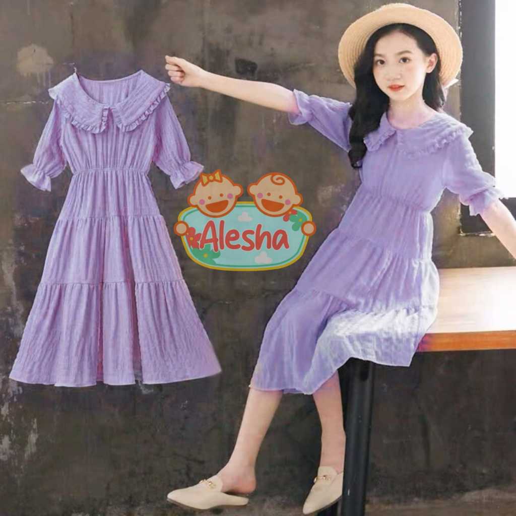 By Alesha 2-6 Tahun Dress Anak Perempuan  Import Dress Bangkok Premium