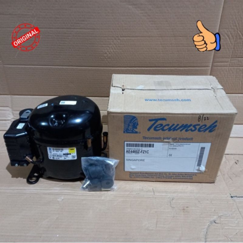 Tecumseh Compressor R 404a AE 4460 Z 1/2 HP 220-240 Volt (Hermetic)