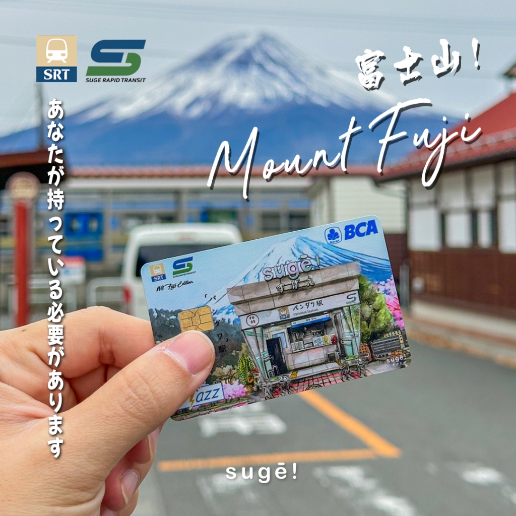 Flazz Card | Kartu Flazz Edisi Famous Suge Pandawa Station | Gunung Fujiyama Art | Limited Edition