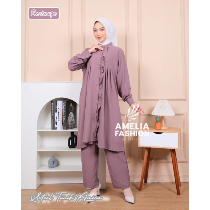 SETCEL TUNIK AMIRA BY AMELIA COLECTION