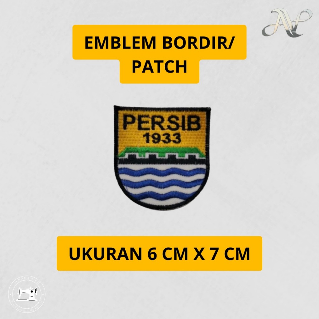 Emblem Bordir Patch Logo Persib