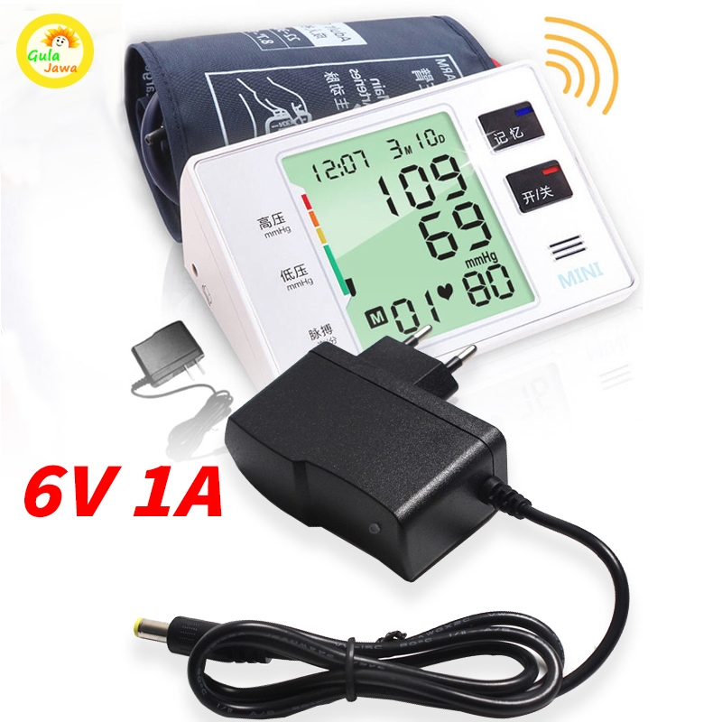 Adaptor Tensimeter Digital Charger Adaptor Omron Tensimeter Digital Tensi 6v Adapter Cocok Buat Semu