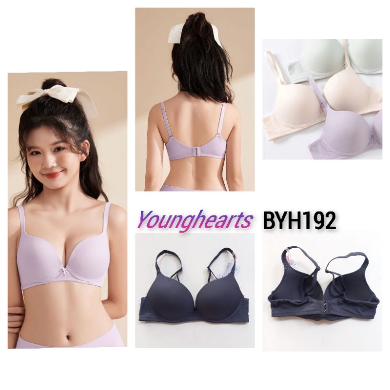 BYH192 push up Bra young hearts katun modal 38C