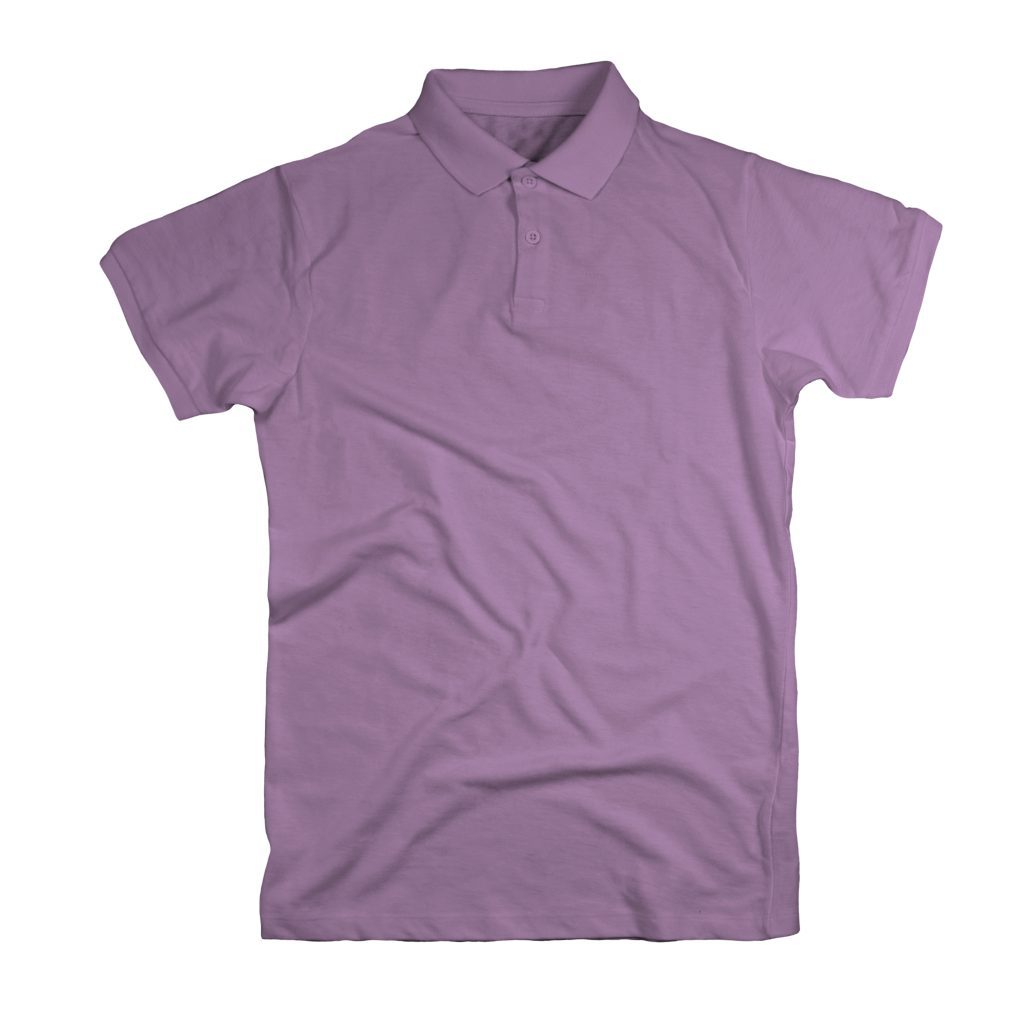 Kaos Polo Pria Premium Pendek  - WARNA DUSTY LILAC - AWESAM
