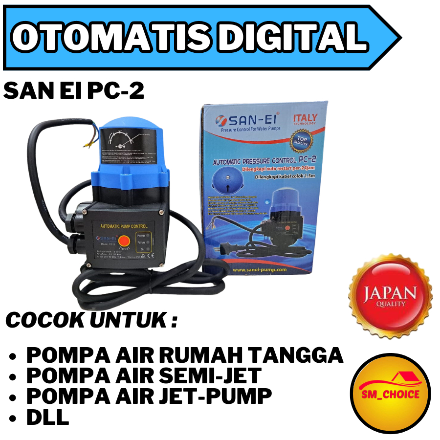 SAN EI OTOMATIS POMPA BOOSTER SAN EI PC 2 PRESURE CONTROL SAN EI APC