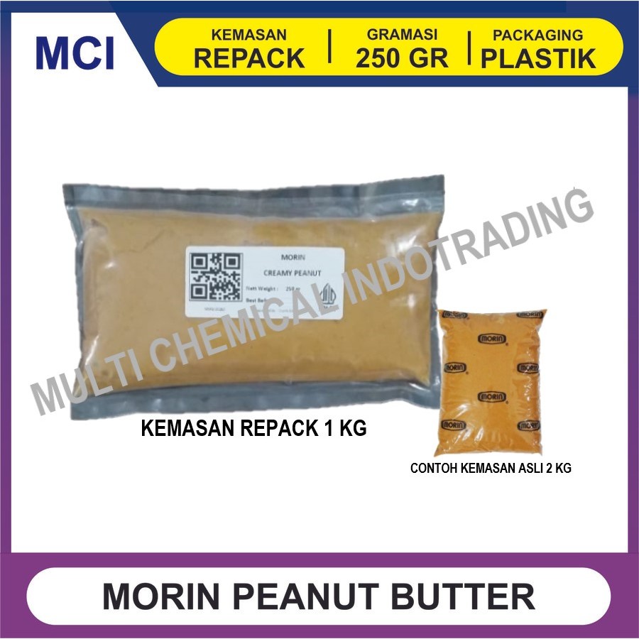 

MORIN PEANUT BUTTER CREAMY 250 GR - SELAI KACANG - FILLING - PINDEKAS