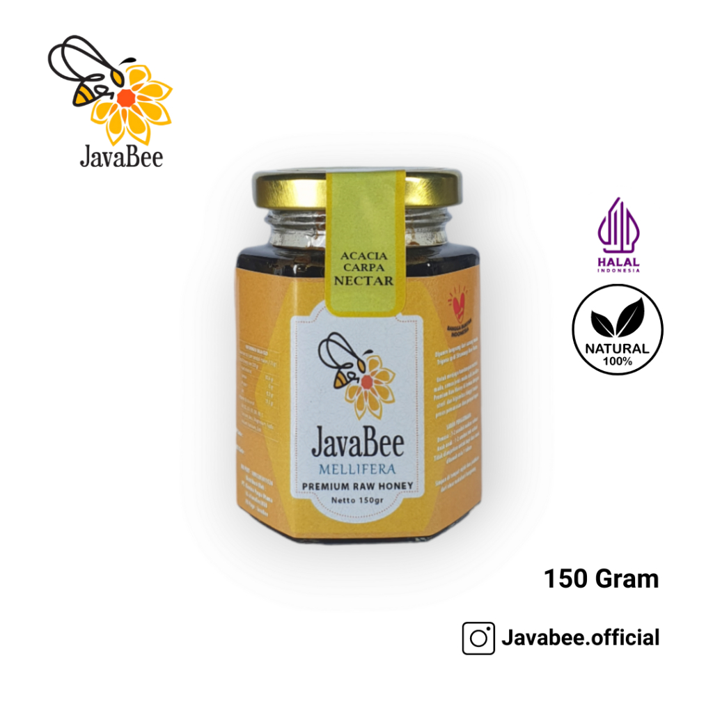 

Madu Nektar Akasia/Acacia Nectar Honey From JavaBee 150gr Asli Murni Mentah