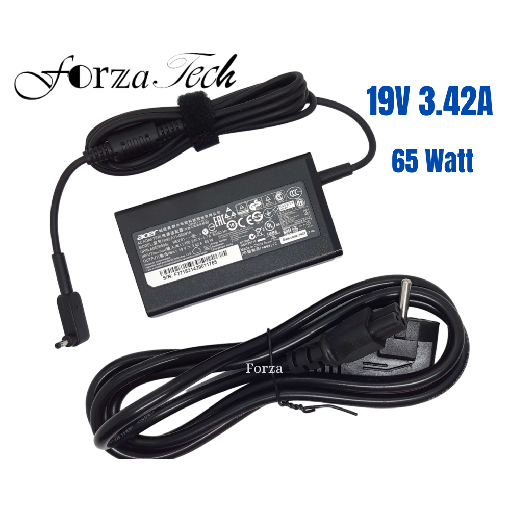 ACER AC ADAPTER ICONIA W700 S40-51-54WR N19H2 S7 S5 CHROMEBOOK C720P / 19V 3.42A (3.0*1.0mm) 65W NEW