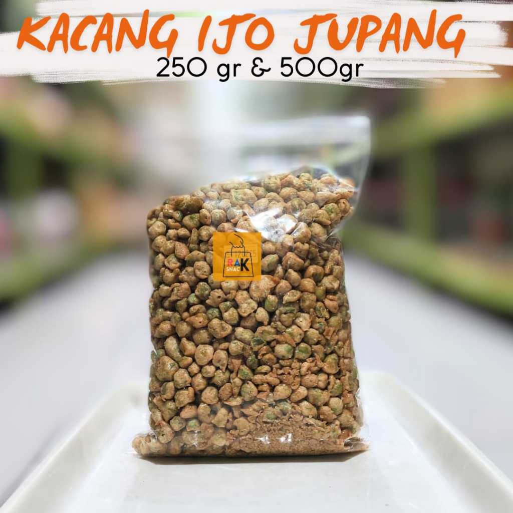

Kacang Ijo Jupang 250gr & 500gr | Snack Kacang | Snack Murah Kemasan Pouch