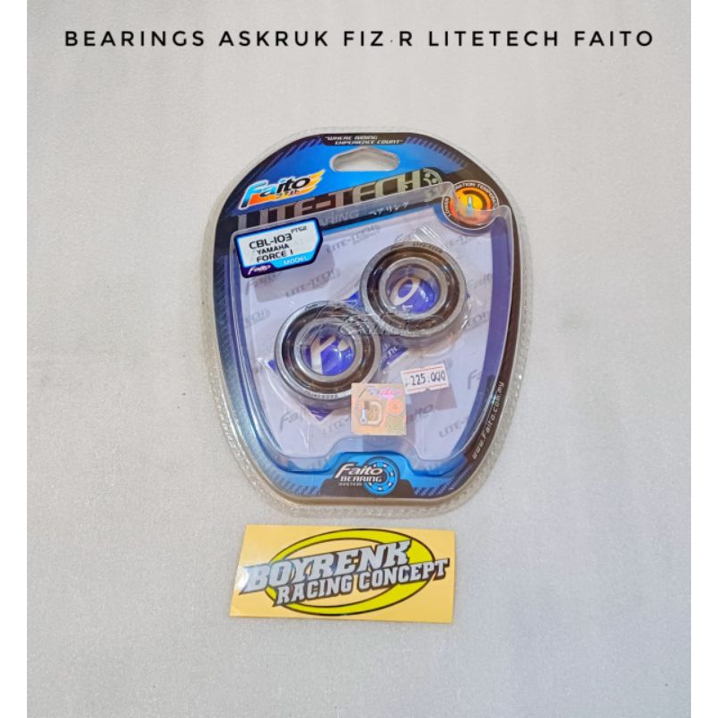 BEARING KRUK AS LAKER ASKRUK FORCE 1 FIZ R FAITO LITE TECH-BOYRENK