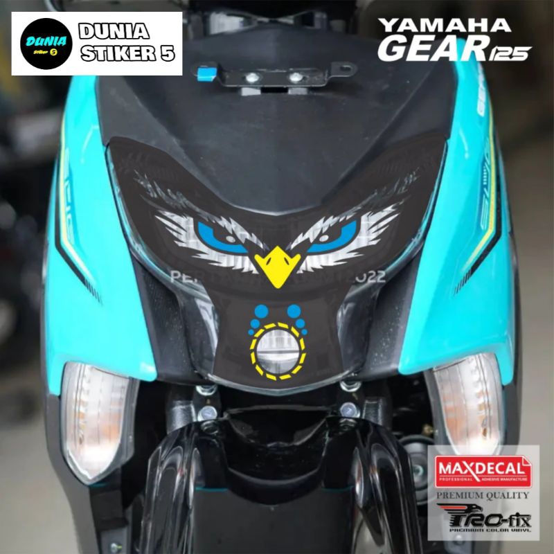 STICKER VARIASI LAMPU YAMAHA GEAR 125