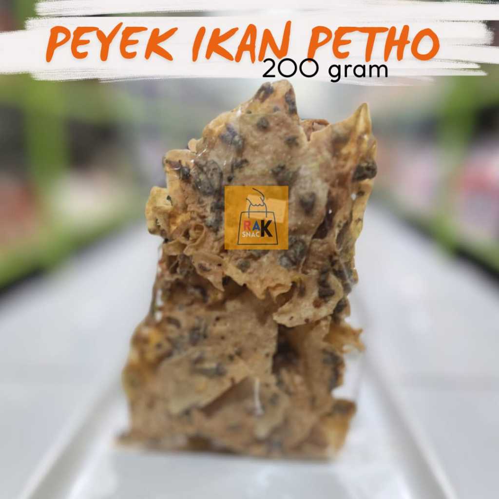 

Peyek Ikan Petho 200 gr | Cemilan Murah Kemasan Ekonomis
