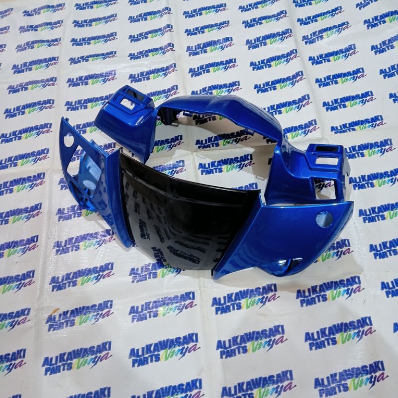 BATOK STANG DEPAN BELAKANG BIRU ZX 130 ZX130 ORIGINAL