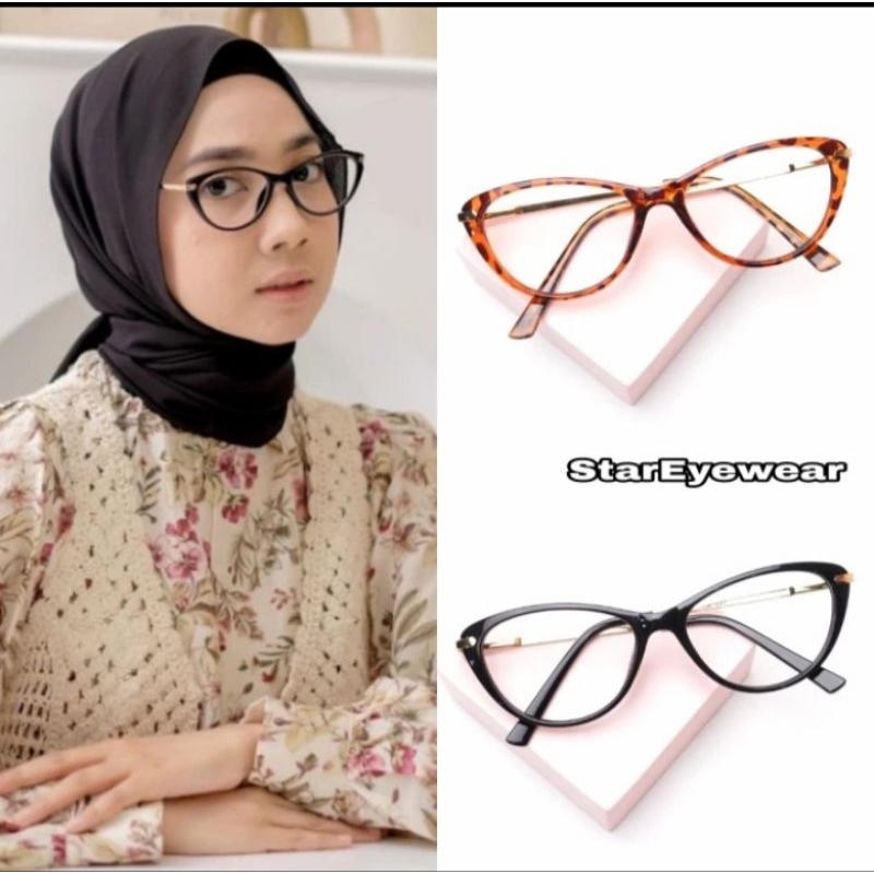 Harga Terbaik Kaca mata Minus Wanita Photocromic Optik Asli Ori Frame Terbaru kekinian Untuk Remaja 