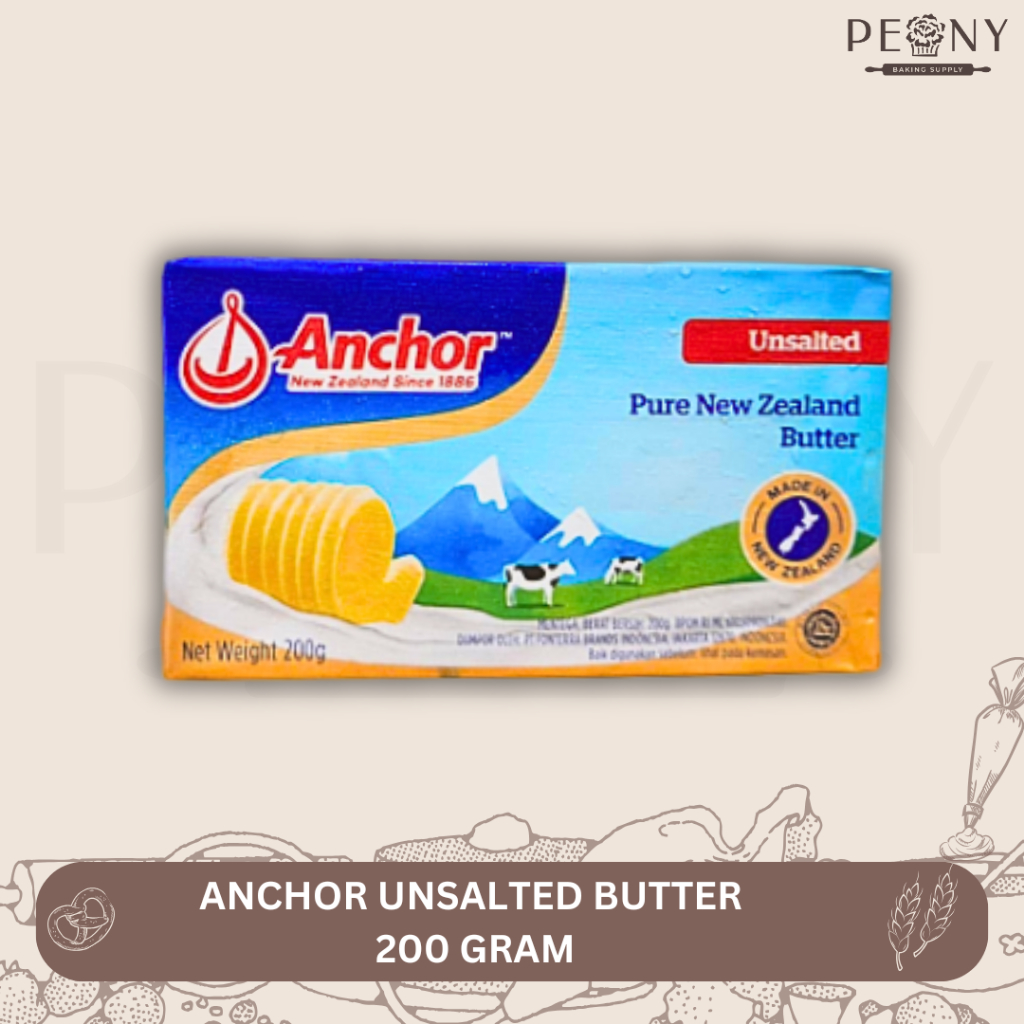 

ANCHOR BUTTER PATS UNSALTED 200 GRAM