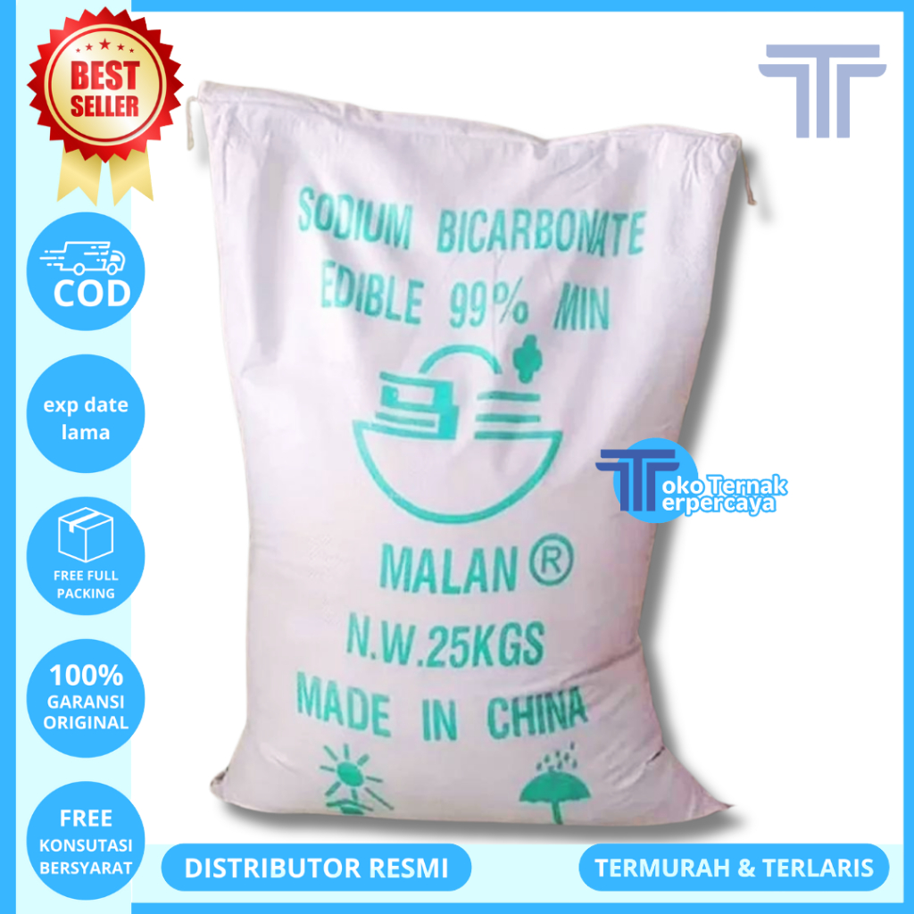 

SODA KUE 1 KG FOOD GRADE - BAKING SODA - Soda Kue - Sodium Bicarbonate - Sodium Bicarbonat Food Grade