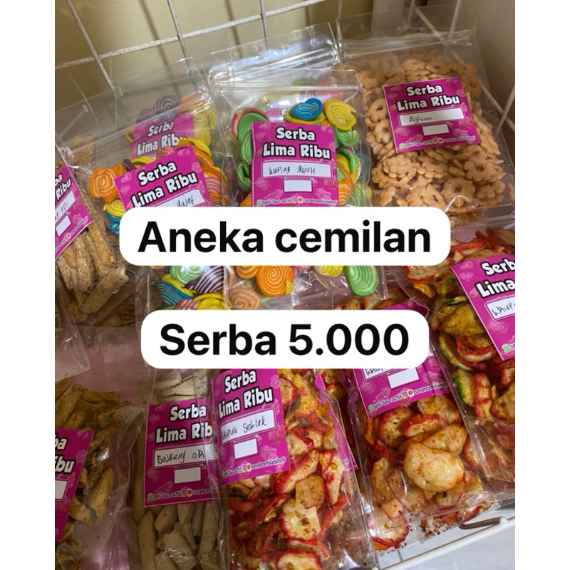 

Aneka cemilan serba 5rb | serba serbii 5.000