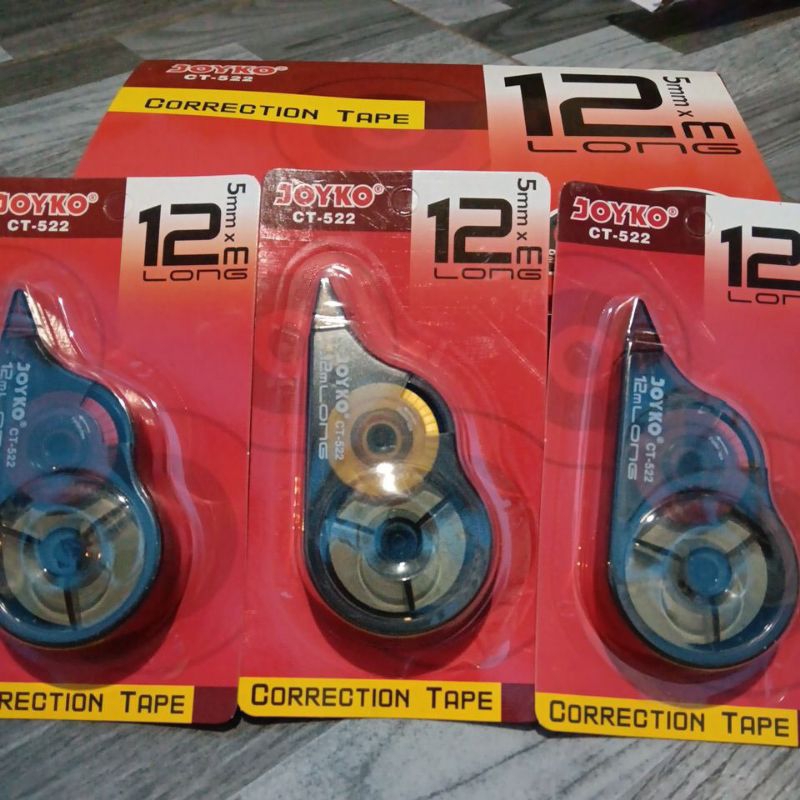 

CORRECTION TAPE/ TIPE-X KERTAS 5 mm X 12 M PER ROLL