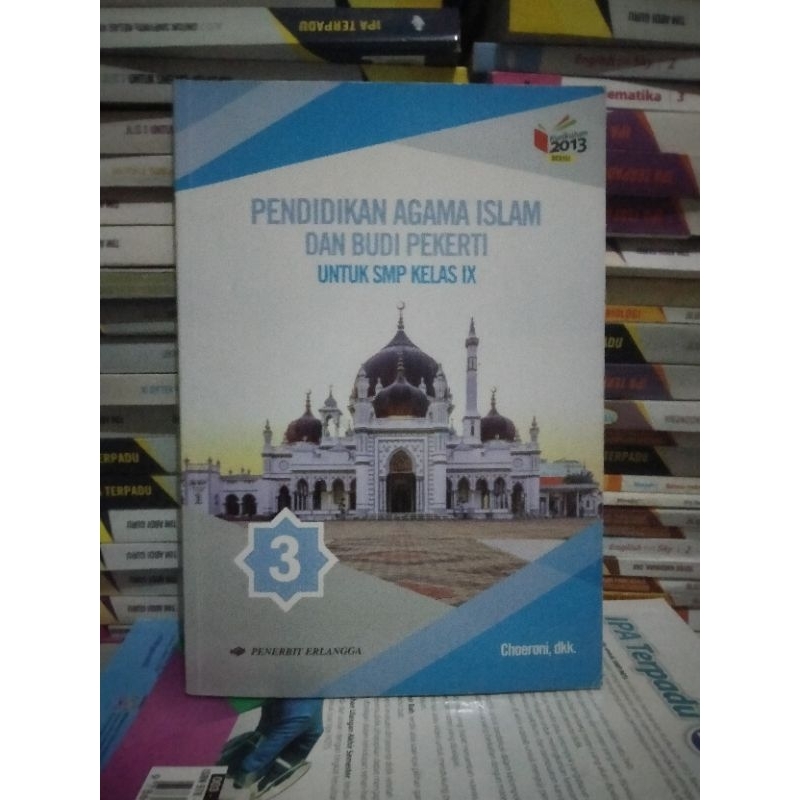 buku agama Islam kelas 9 IX 3 smp mts erlangga revisi