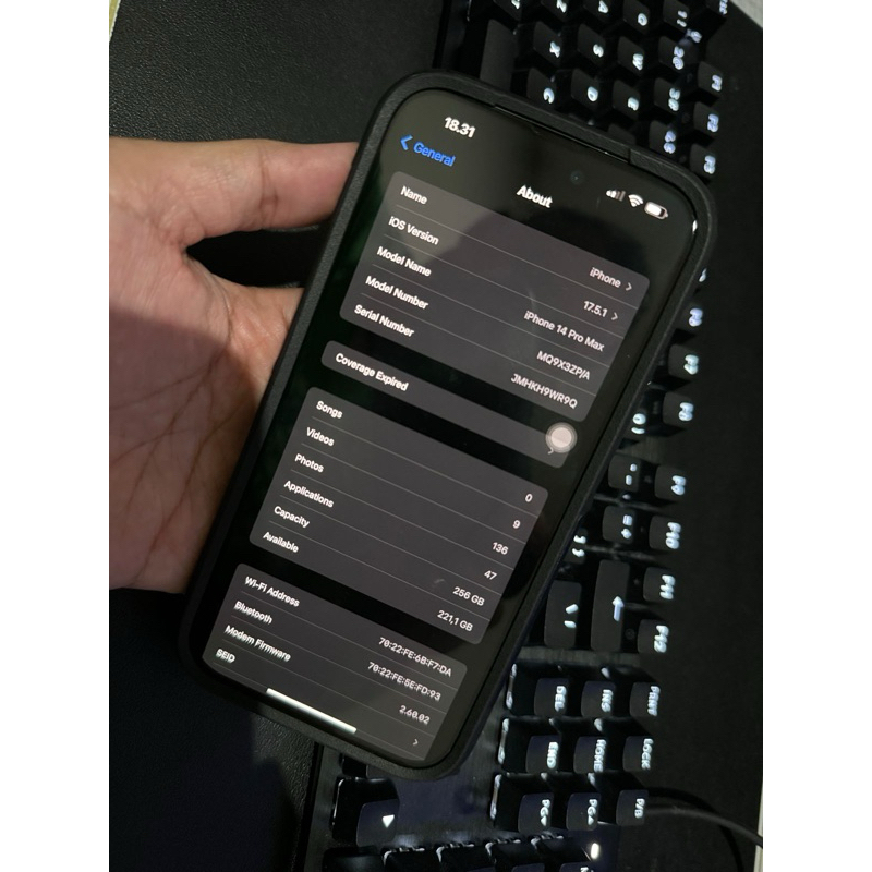 IPhone 14 pro max 256 inter